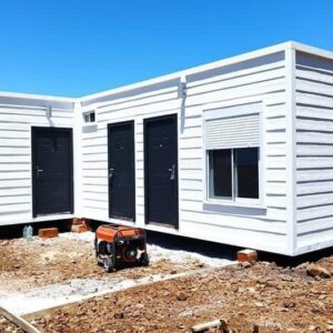 Casa contenedor modular de 6 x 3 metros