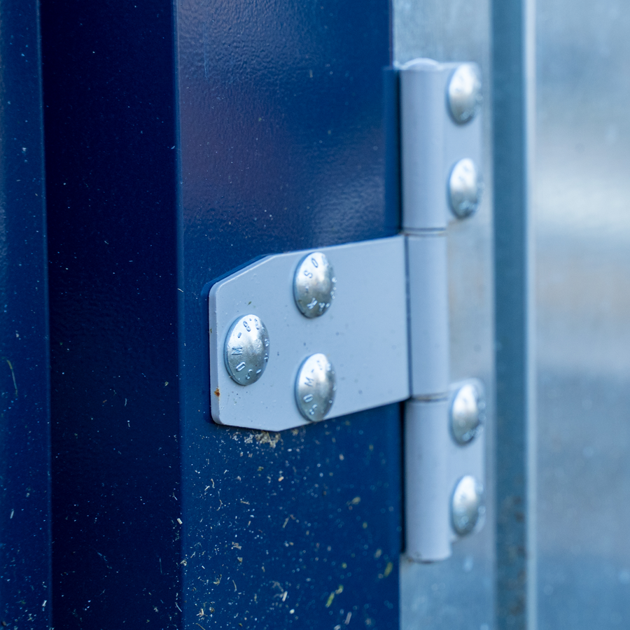 Contenedor FOCO azul acero 2 x 2 m – Puerta doble - Imagen 3