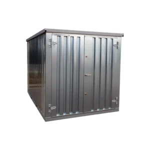 Contenedor desmontable de 4 x 2 m – Puerta doble de 2 m - Galvanizado