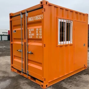 MINICONTENEDOR DE 9 PIES CON PUERTA Y VENTANA